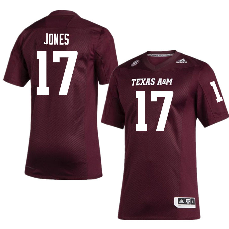 Men #17 Jaylon Jones Texas A&M Aggies College Football Jerseys Sale-Maroon - Click Image to Close